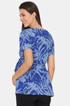 Coucou Maternity Knit Top - Bright Cobalt — thumbnail 3